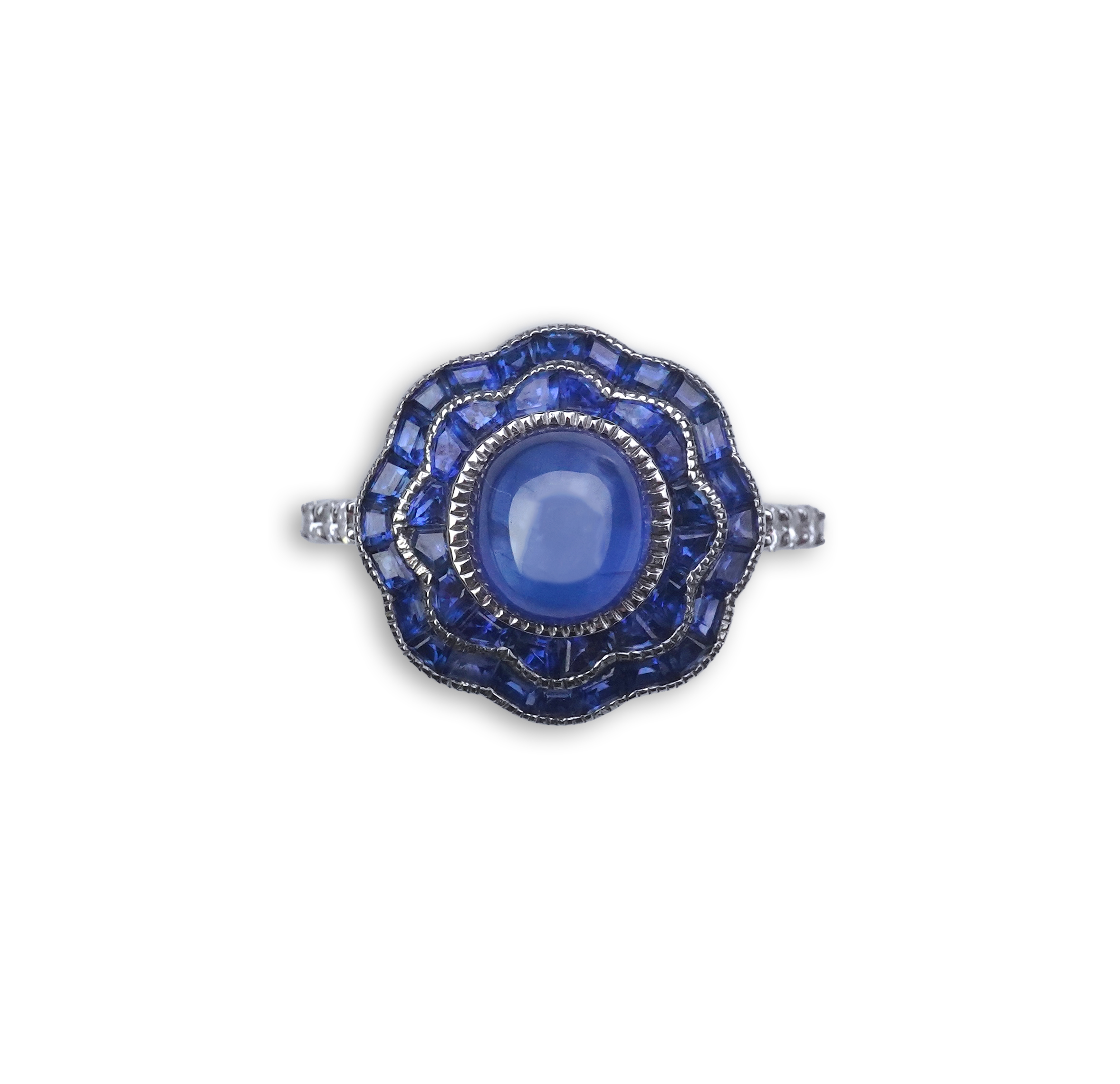 A sapphire ring